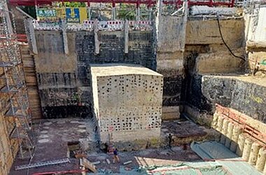 CFPI Baugrubenverbau – 4-fach-rückverankert © KREBS+KIEFER