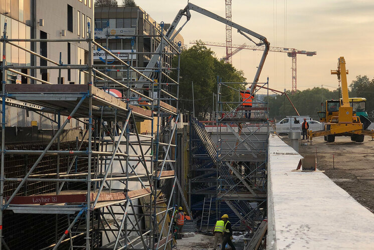 Kombilösung im Bau