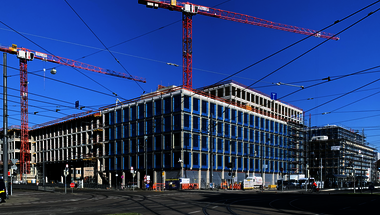 Richtfest-Durlacher-Allee - Rohbau