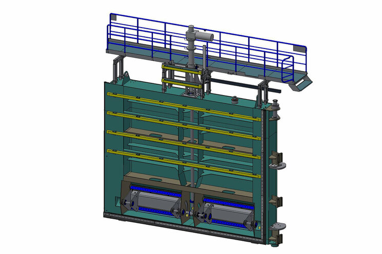 Planung standartisierter Stammtore Neckar Modell