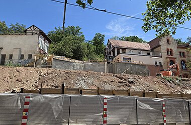Blick auf den Hang © KREBS+KIEFER