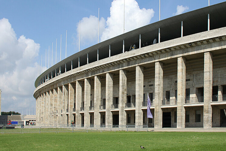 Stadion Außenansicht