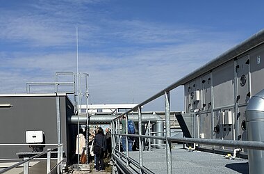 Vor-Ort-Audit bei bestem Wetter © KREBS+KIEFER
