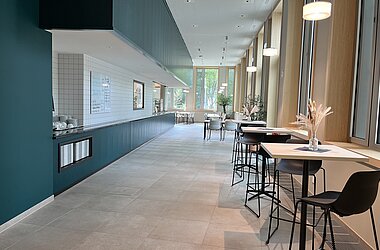 Blick ins neue Astro-Bistro © AIP