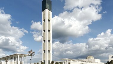 Große Moschee von Algier Minarett