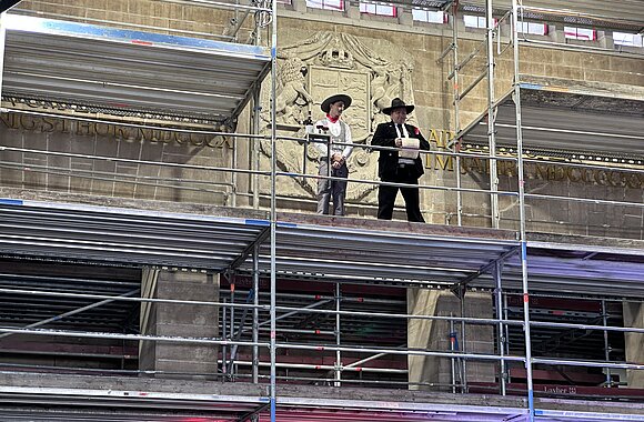 Richtspruch durch Steffen Kuder, Oberpolier der Ed. Züblin AG