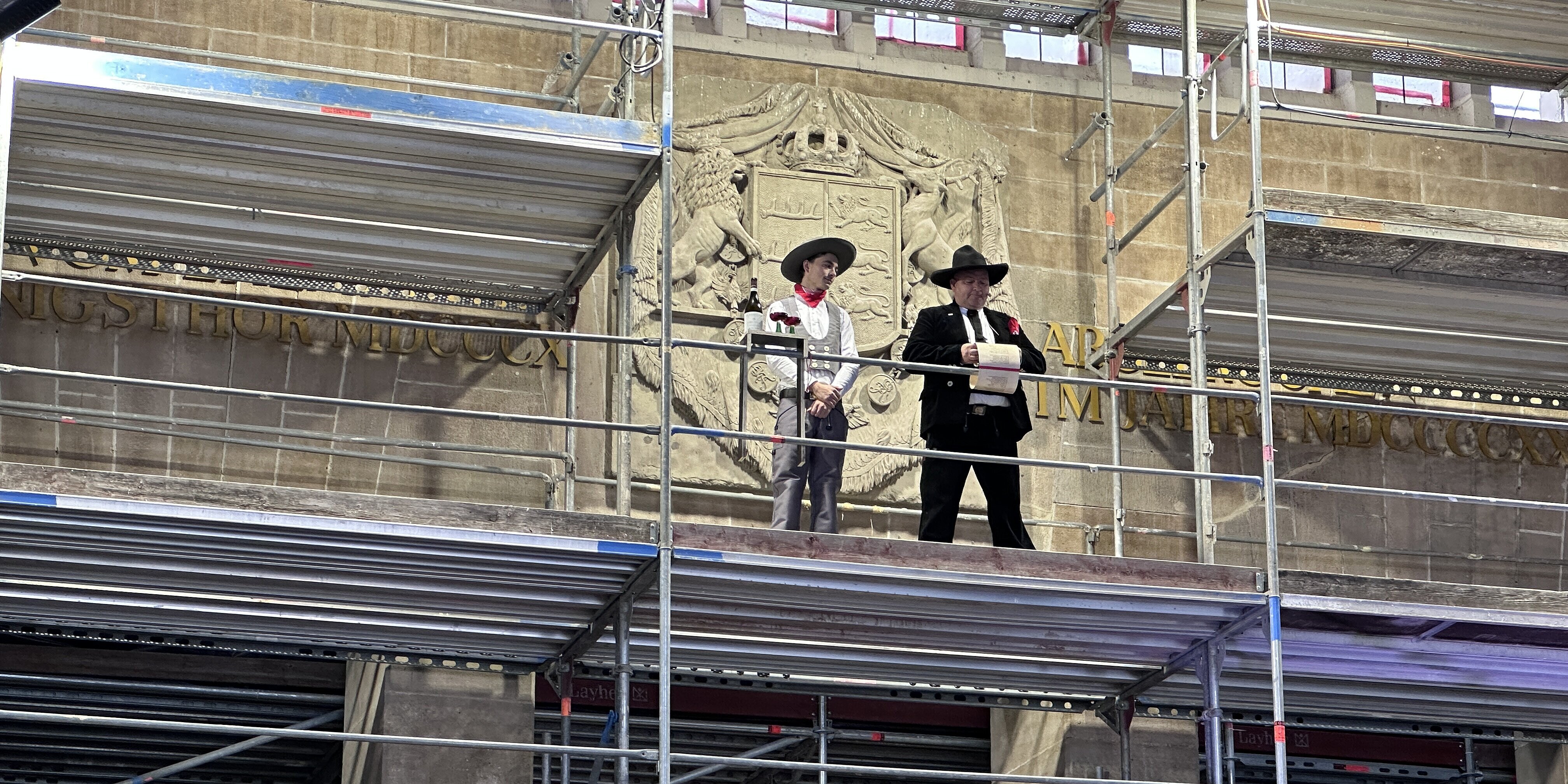 Richtspruch durch Steffen Kuder, Oberpolier der Ed. Züblin AG