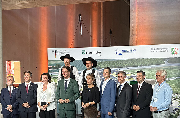 Feierlichkeiten anlässlich des Richtfests © KREBS+KIEFER