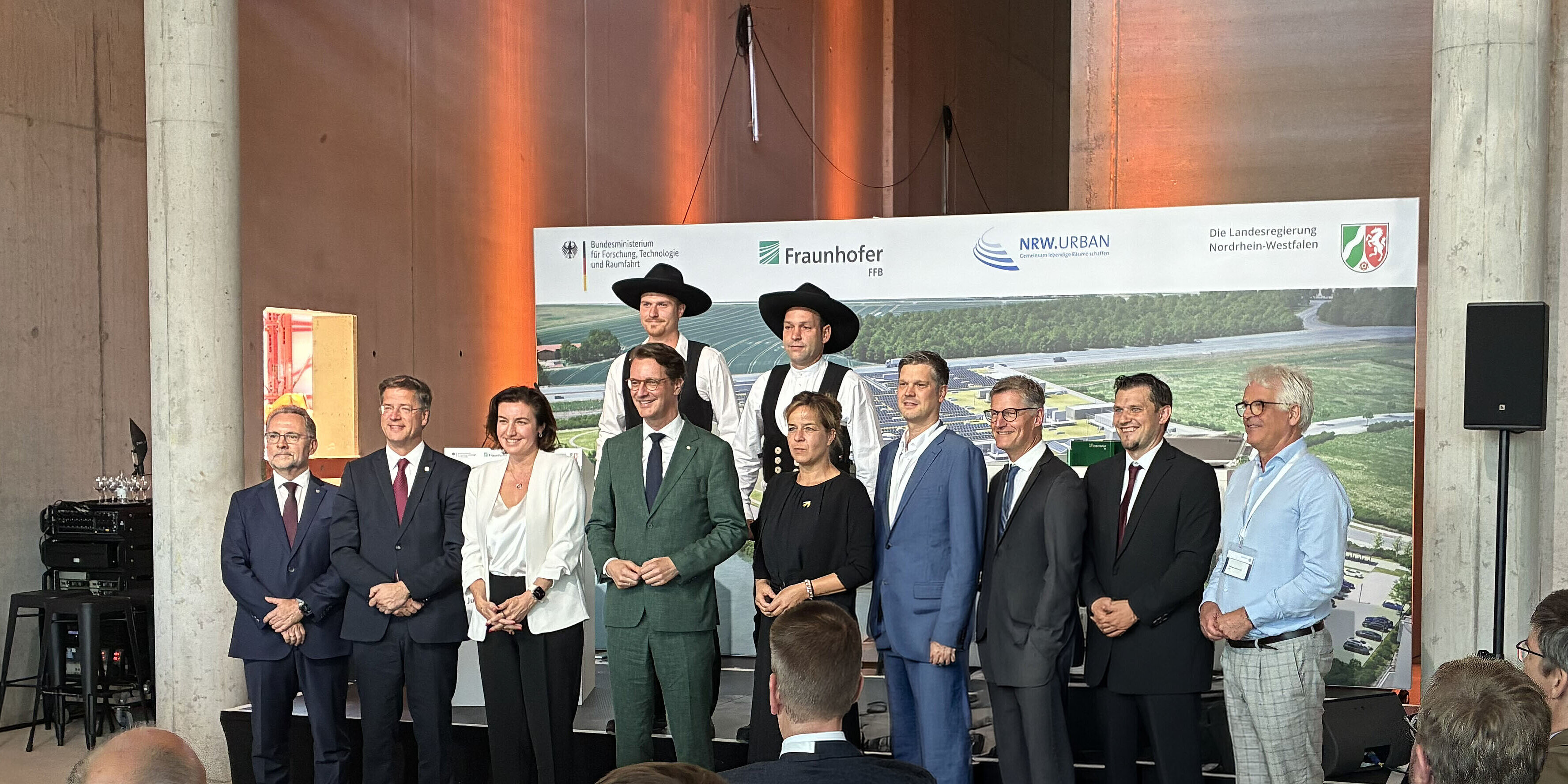 Feierlichkeiten anlässlich des Richtfests © KREBS+KIEFER