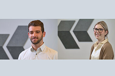 Yannick Ripper und Larissa Baum