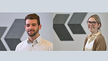 Yannick Ripper und Larissa Baum
