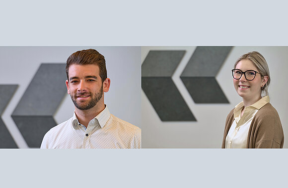 Yannick Ripper und Larissa Baum