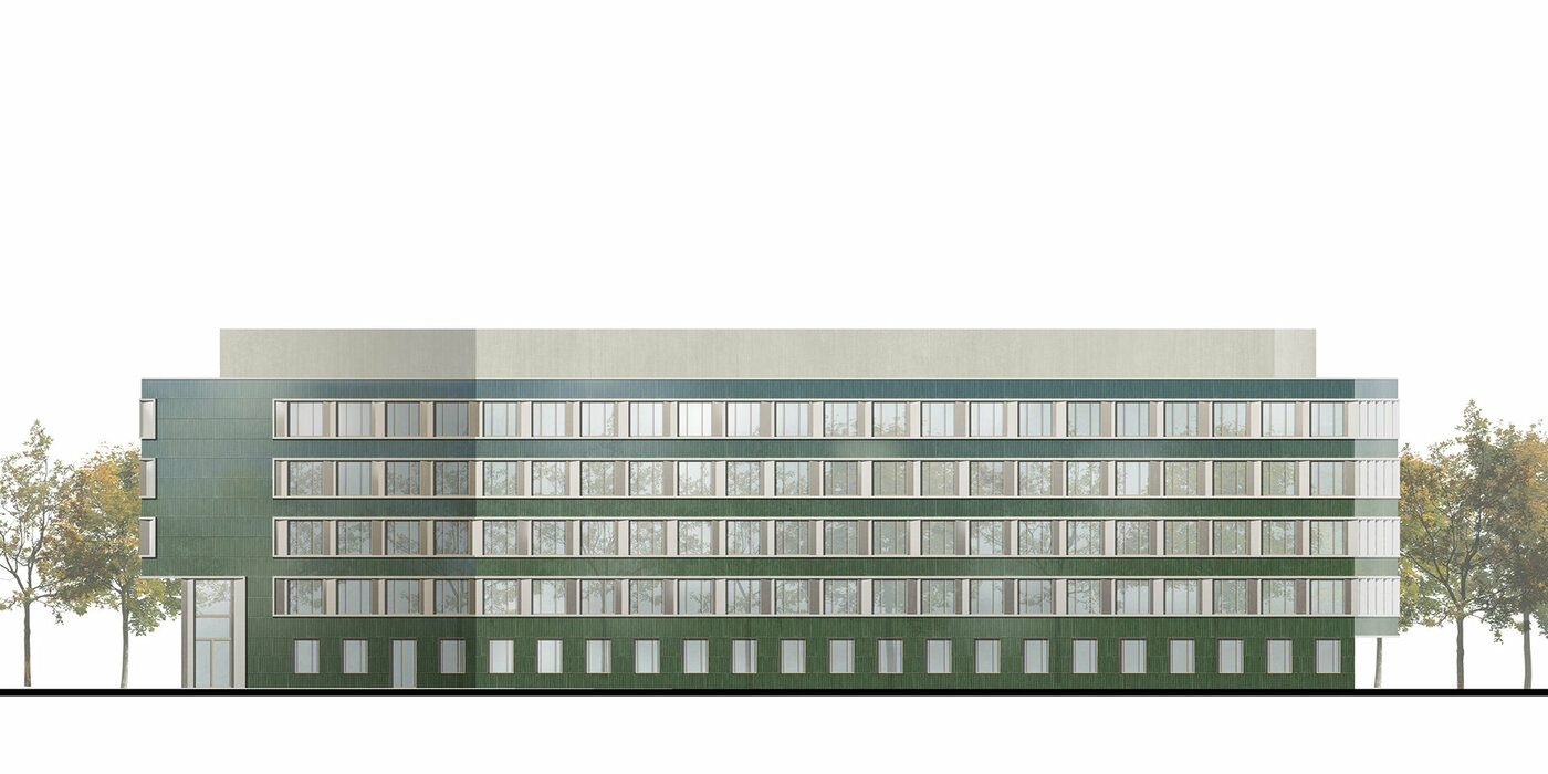 Visualisierung Gebäude Aufriss