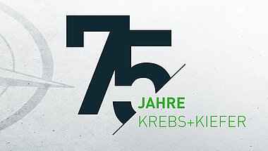 75 Jahre KREBS+KIEFER Jubiläumssignet