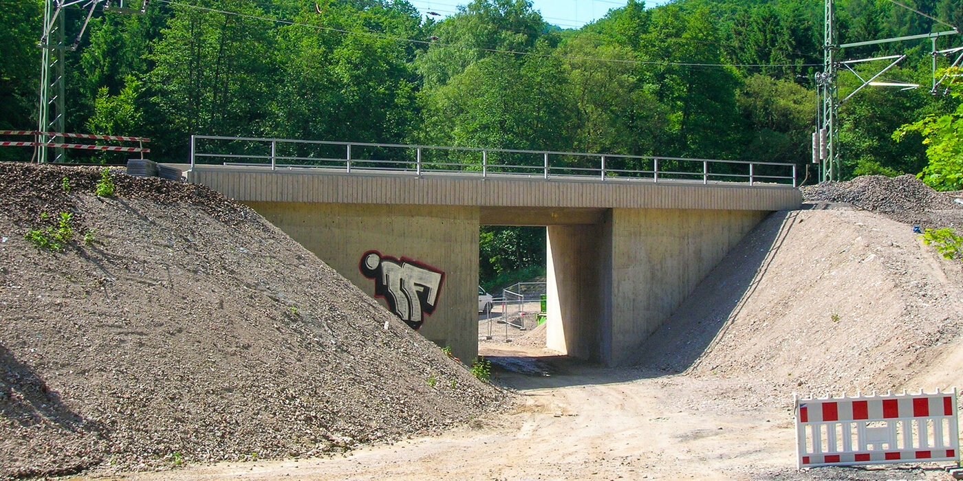 Endzustand Tunnel nach Verschub